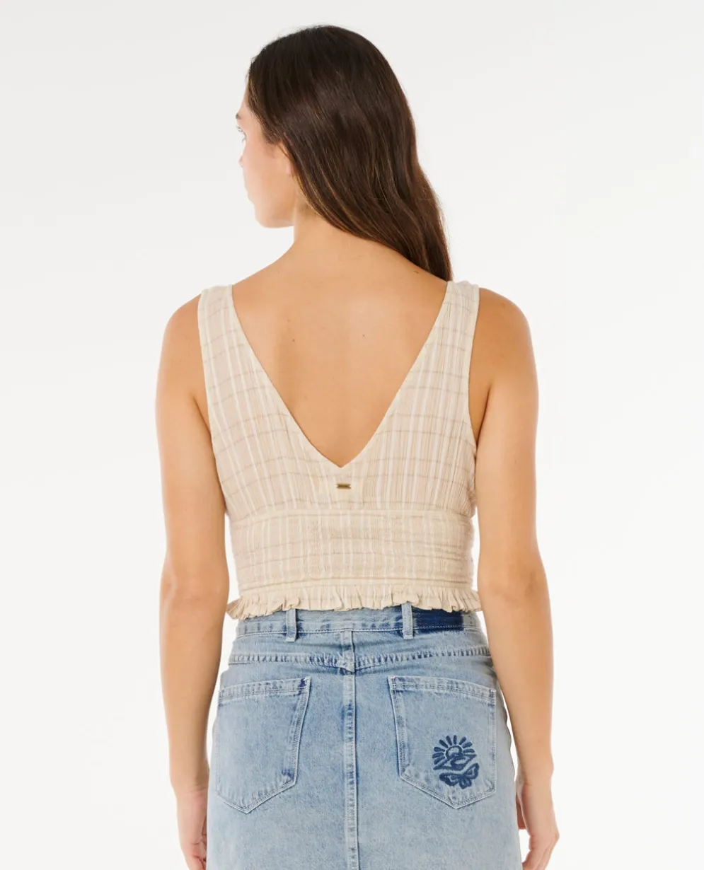 Paradise Check Top