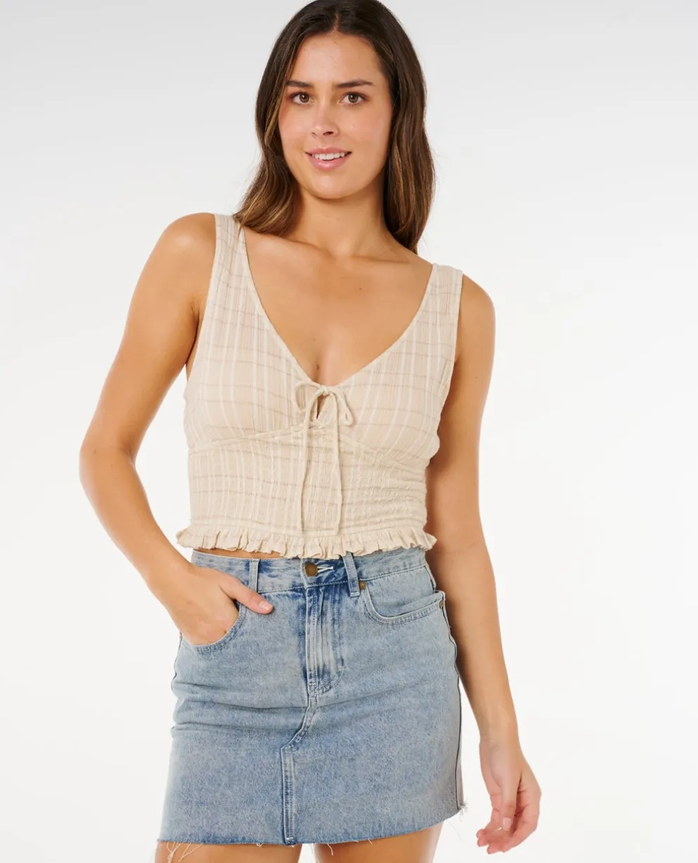 Paradise Check Top