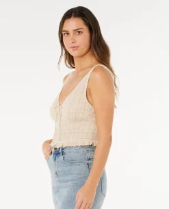 Paradise Check Top