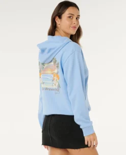 Poolside Zip Through Relaxed Hood