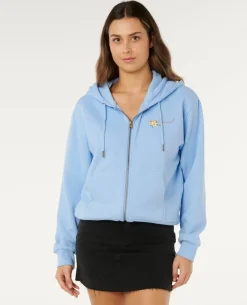 Poolside Zip Through Relaxed Hood