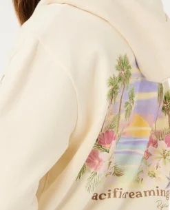 Poolside Zip Through Relaxed Hood