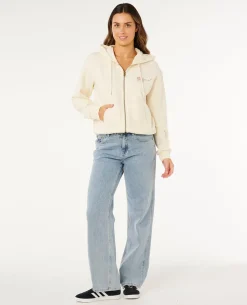 Poolside Zip Through Relaxed Hood