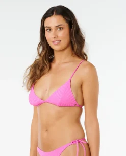 Premium Surf Banded Fixed Triangle Bikini Top