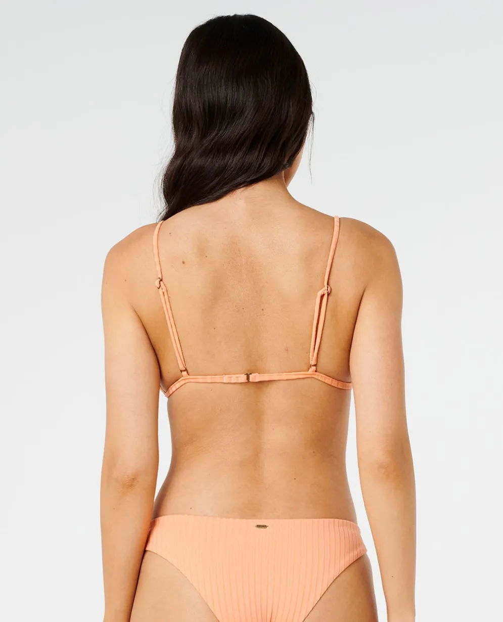 Premium Surf Banded Fixed Triangle Bikini Top