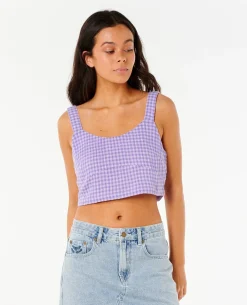 Premium Surf Check Crop
