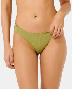 Premium Surf High Leg Skimpy Coverage Bikini Bottoms
