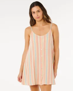 Premium Surf Stripe Cover Up Dress