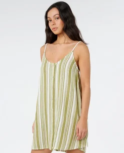 Premium Surf Stripe Cover Up Dress
