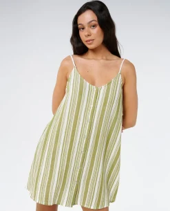 Premium Surf Stripe Cover Up Dress