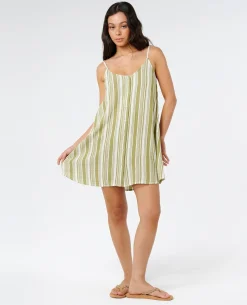 Premium Surf Stripe Cover Up Dress
