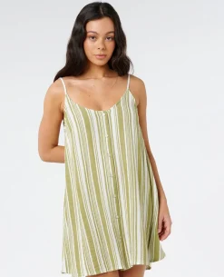 Premium Surf Stripe Cover Up Dress