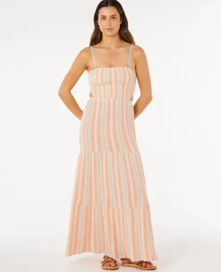 Premium Surf Stripe Maxi Dress