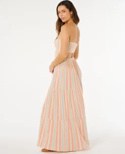 Premium Surf Stripe Maxi Dress