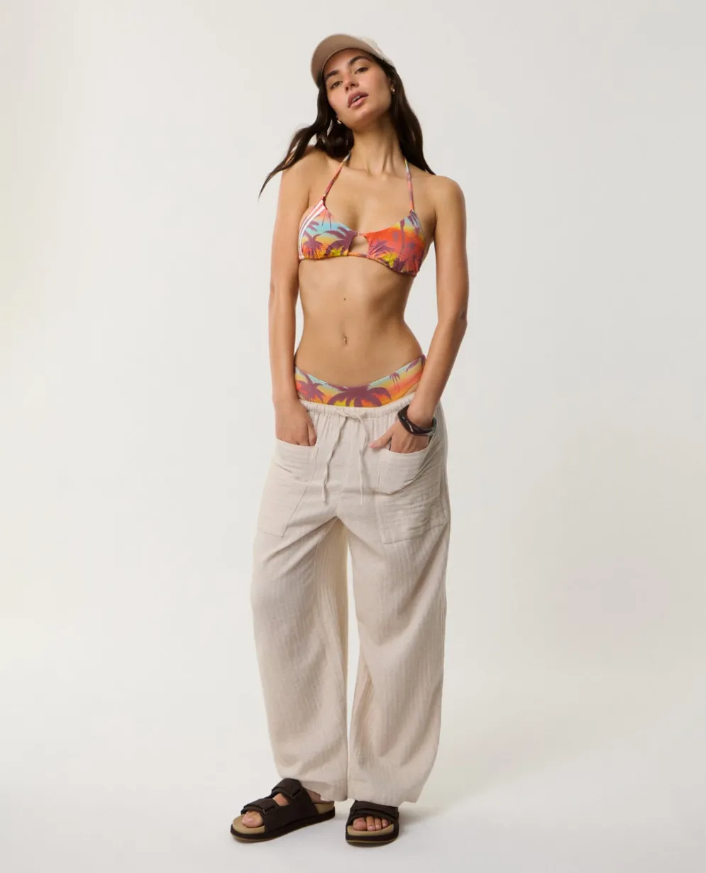 Retro Revival Triangle Bikini Top