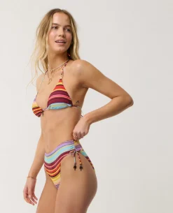 Retro Striple Sliding Triangle Bikini Top