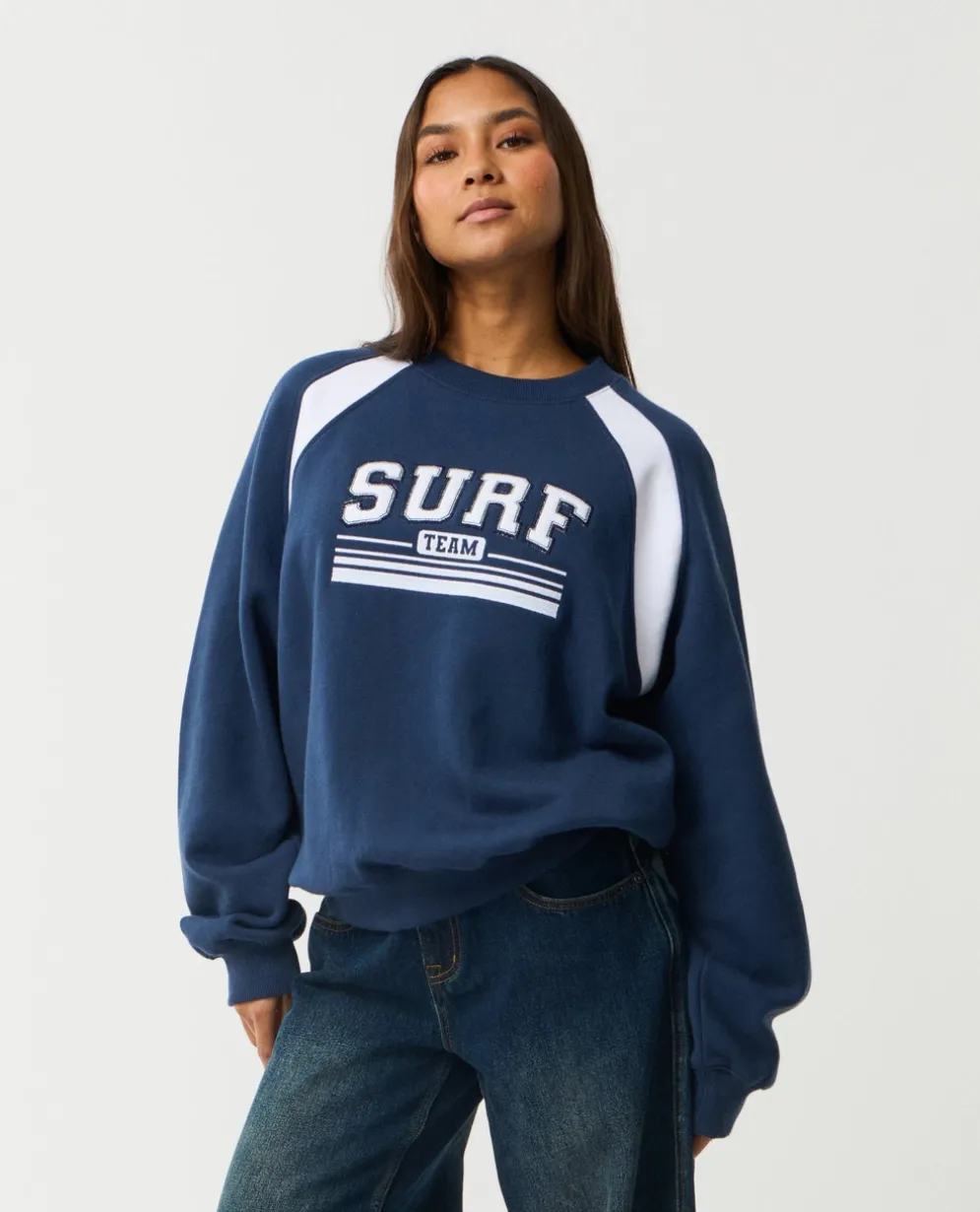 Retro Swell Oversized Crew