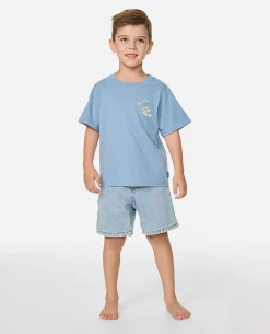 Ride The Wave Art Tee - Kids