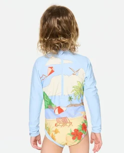 Road Trip Long Sleeve Surfsuit - Kids