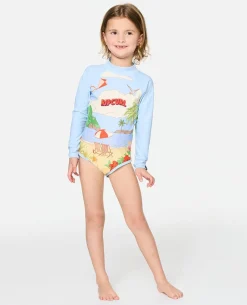 Road Trip Long Sleeve Surfsuit - Kids