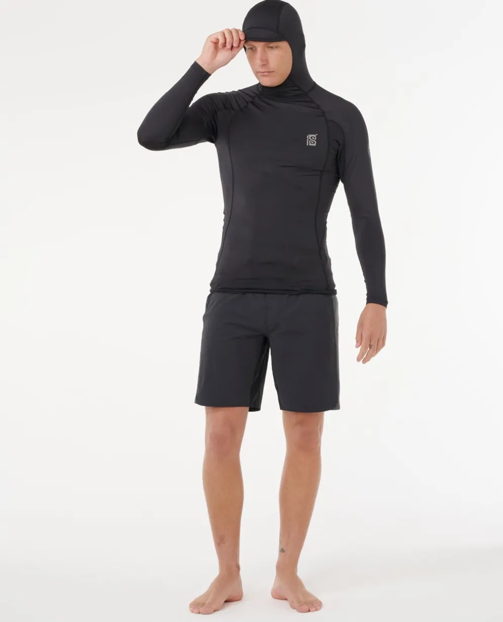 Search UPF50 Performance Hood Long Sleeve Rash Vest