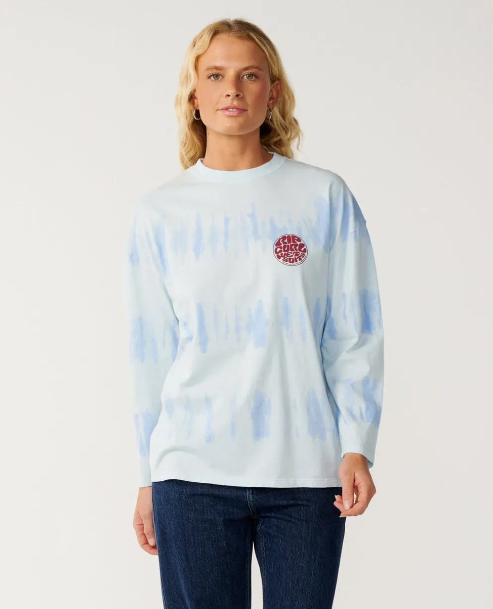 Stephanie Gilmore Tie Dye Long Sleeve Oversized Tee