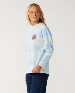 Stephanie Gilmore Tie Dye Long Sleeve Oversized Tee
