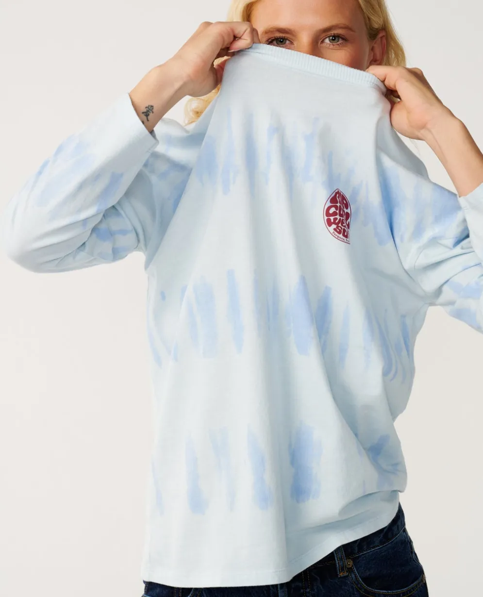 Stephanie Gilmore Tie Dye Long Sleeve Oversized Tee