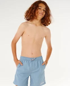 Streamline Offset Volley Boardshort - Kids