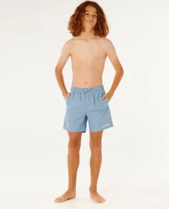 Streamline Offset Volley Boardshort - Kids