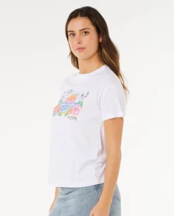 Sun Rays Cropped Tee
