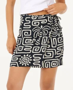 Sunset Luau Wrap Skirt