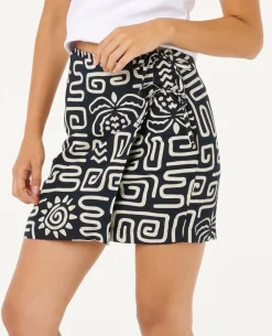 Sunset Luau Wrap Skirt