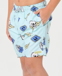 Sunset Sesh Volley Boardshort - Kids