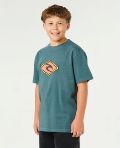 Sunset Sesh Wash Tee - Kids