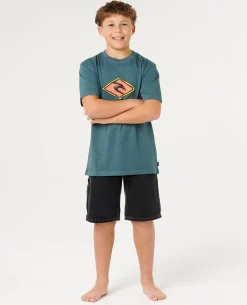 Sunset Sesh Wash Tee - Kids