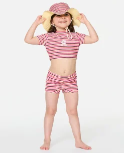 Sunset Stripe Bikini Set - Kids