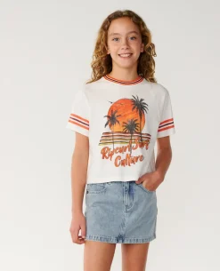 Surf Culture Crop Tee - Kids