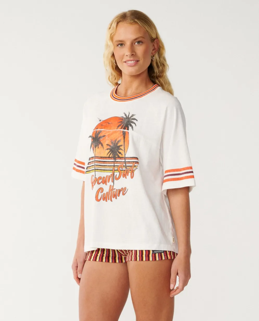 Surf Culture Oversize Crop Tee