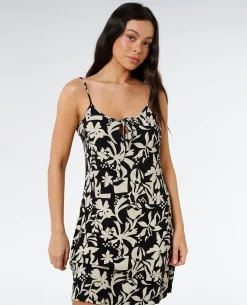Surf Dreams Printed Rib Mini Dress