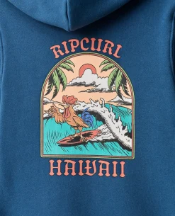 Surfing Rooster Fleece - Kids