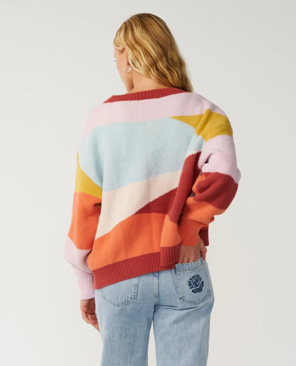 Surf Revival Jacquard Cardi