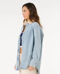 Surf Side Relaxed Denim Shirt