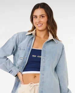 Surf Side Relaxed Denim Shirt