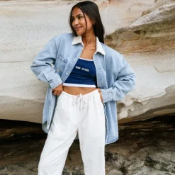 Surf Side Relaxed Denim Shirt