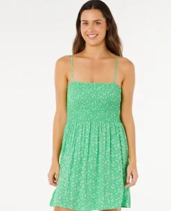 Surf Side Shirred Dress