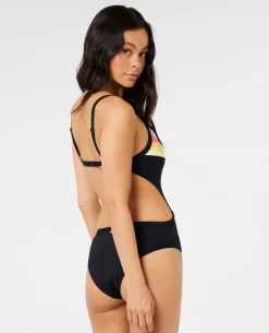 Surf Stripe Cheeky One Piece Swimsuit