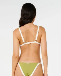 Surf Stripe Fixed Triangle Bikini Top