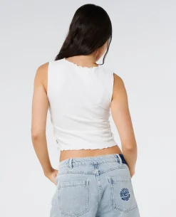 Topanga Canyon Shirred Tank