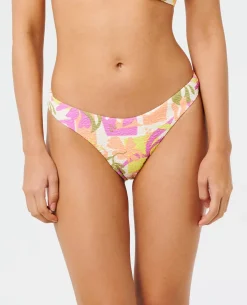 Topanga Geo Hi Leg Skimpy Coverage Bikini Bottom